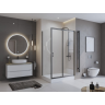 Душевой уголок BELBAGNO UNO-195-AH-1-110/100-C-Cr